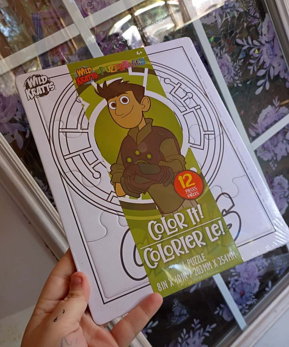 Wild Kratts "Color It!!" 12-piece puzzle activity!
